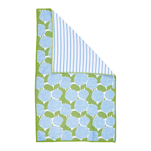 Blue Hydrangea Eco Kitchen Tea Towel