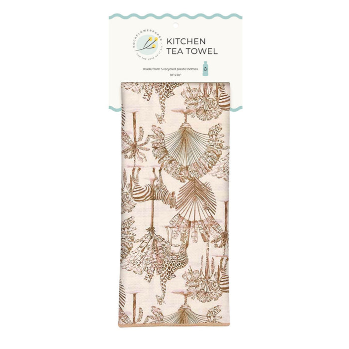 Safari Animals Eco Kitchen Tea Towel