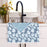 Coral Garden blu Kitchen Tea Towel