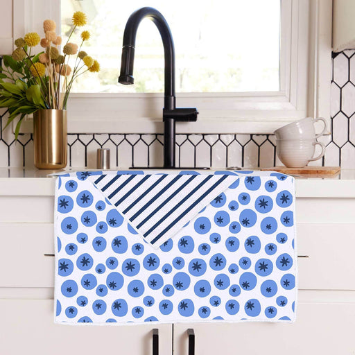 Blueberry Medley blu Kitchen Tea Towel