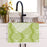 Hydrangea Green blu Kitchen Tea Towel