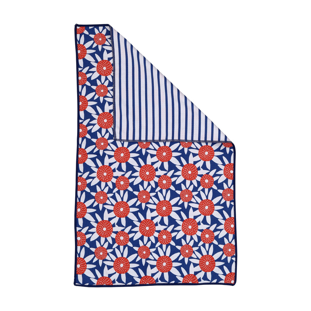 Straw Sunflower Red blu Kitchen Tea Towel