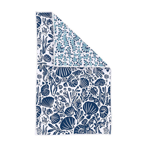 Sea Life blu Kitchen Tea Towel