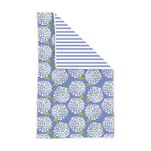Hydrangea Delight blu Kitchen Tea Towel