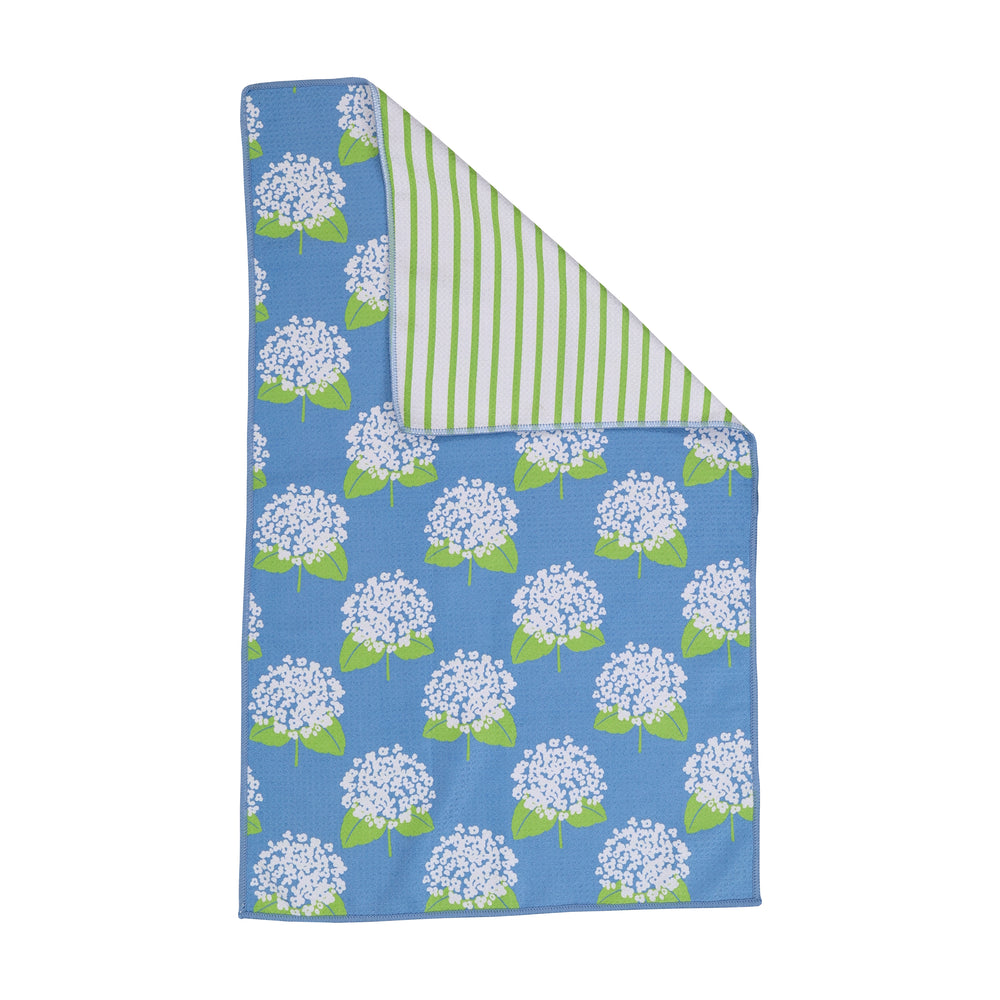 Hydrangea Boutique blu Kitchen Tea Towel