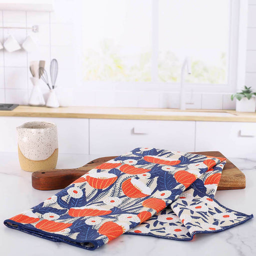 Buttercup blu Kitchen Tea Towel