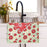 Camellia Bouquet blu Kitchen Tea Towel