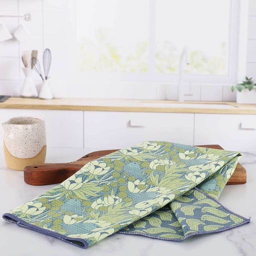 Chickadee blu Kitchen Tea Towel