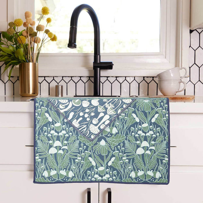 Mushroom Forest Tea Towel