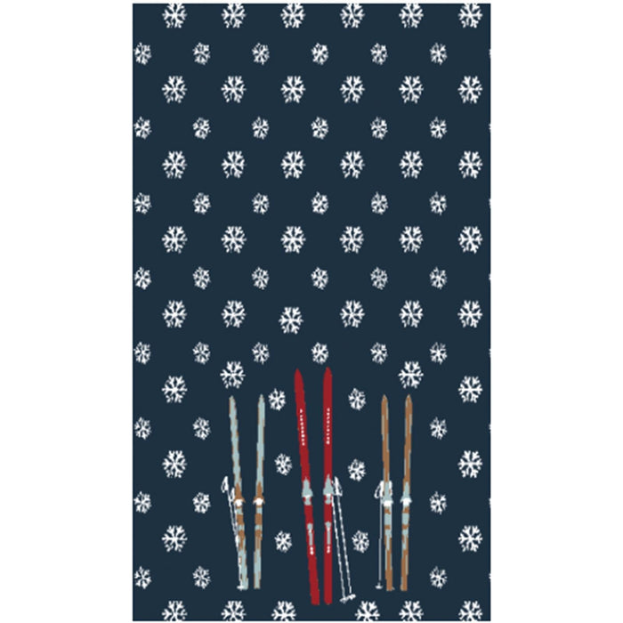 Nordic Ski Navy Eco Kitchen Tea Towel
