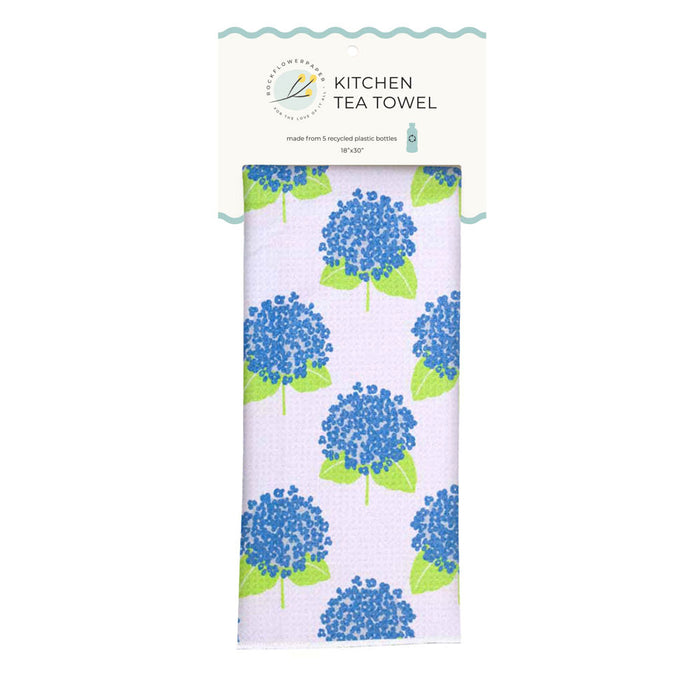 Hydrangea Eco Kitchen Tea Towel