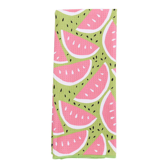 WATERMELON PARTY blu Kitchen Tea Towel