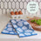 CLAMSHELLS blu Kitchen Tea Towel