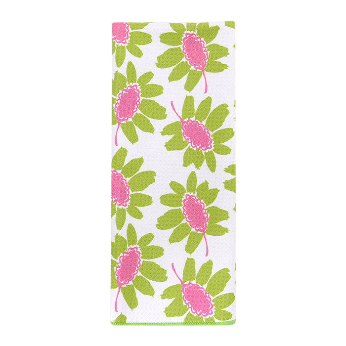 CALLIE LIME blu Kitchen Tea Towel