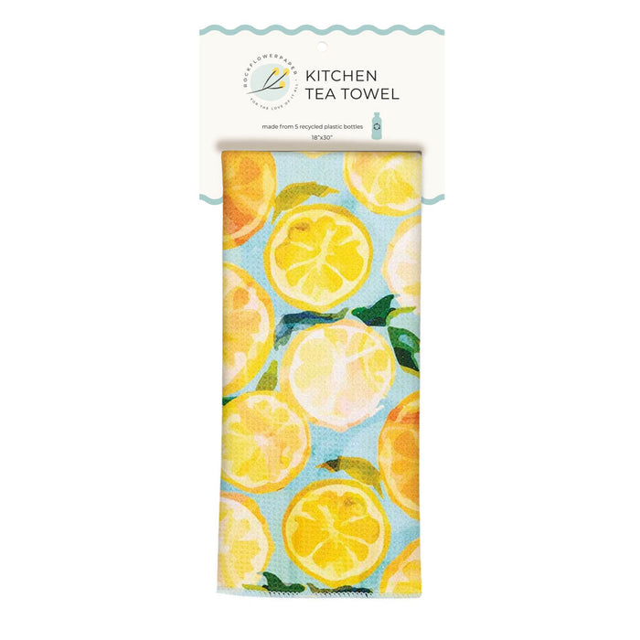 Lemon Slices Eco Kitchen Tea Towel