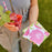 POPPIES PINK Reversible Eco Cocktail Napkins, set of 8