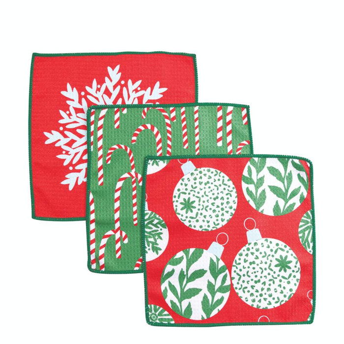 SCANDI ORNAMENTS Dish Cloths, Set of 3 (Available: 09/23/24)