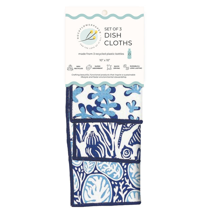 Sea Life Eco Dish Cloth (Set of 3)