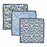 BLAIRE BLUE Dish Cloths, Set of 3