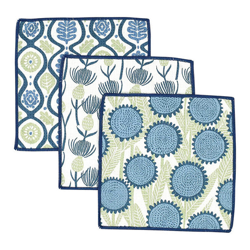 Wynn blu Dish Cloth, Set of 3