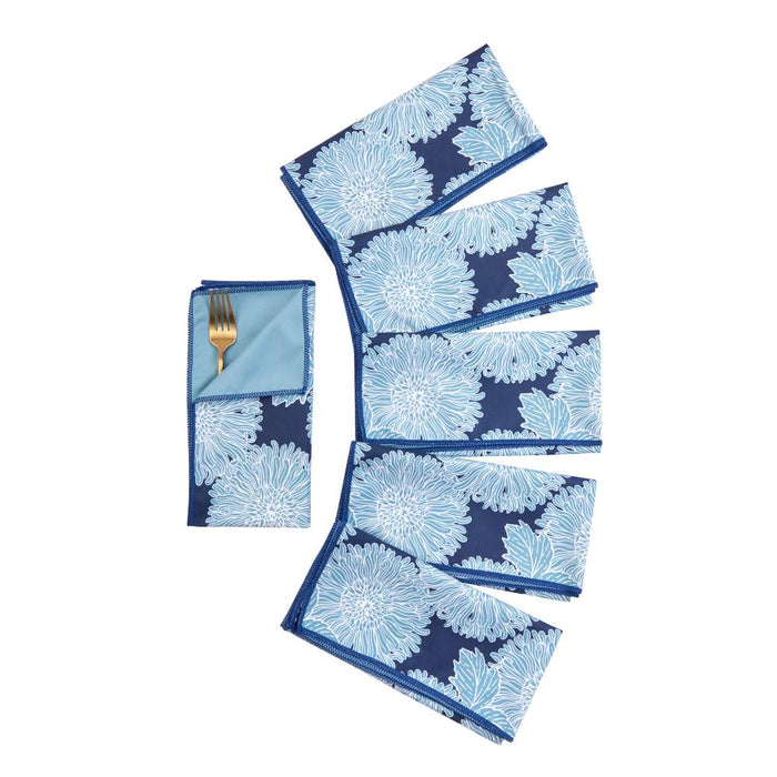 Chrysanthemum Flower Eco Dinner Napkins (Set of 6)