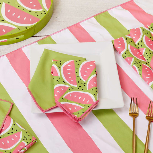 WATERMELON PARTY blu Dinner Napkin