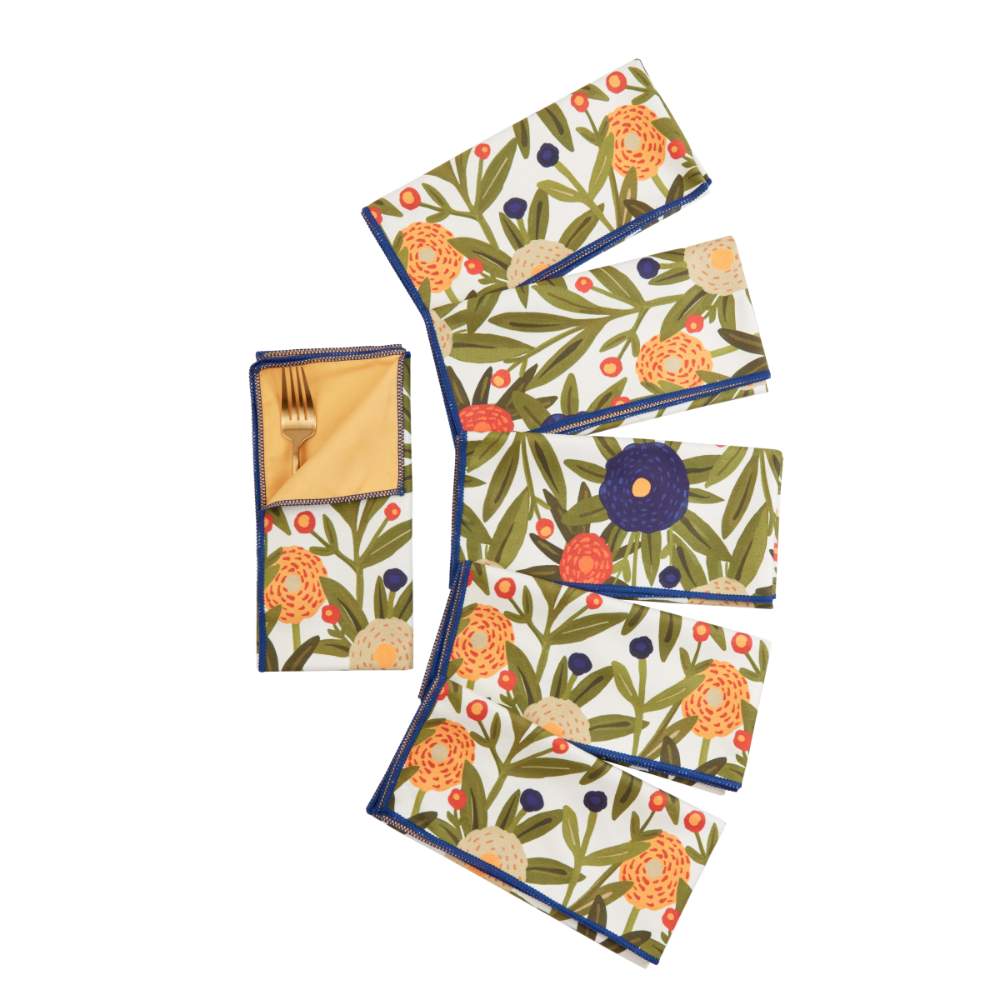 HARVEST SUNSHINE blu Dinner Napkin (Available: 09/23/24)