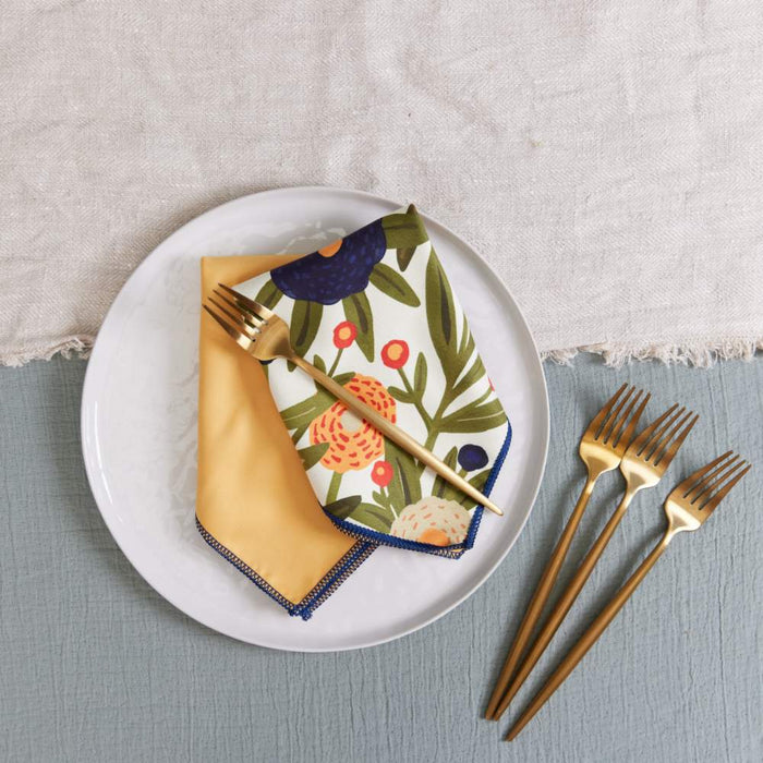 HARVEST SUNSHINE blu Dinner Napkin (Available: 09/23/24)