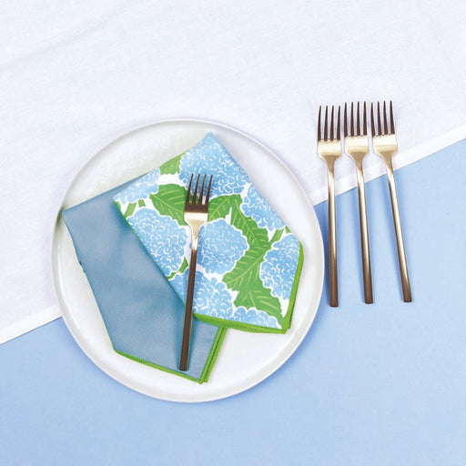 BLUE HYDRANGEA blu Dinner Napkin (Available: 01/17/2025)