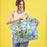 HYDRANGEA Splash Proof Beach Bag