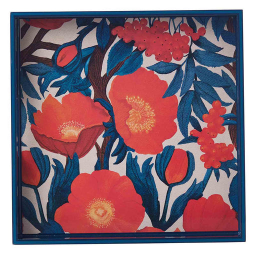 ICELANDIC POPPY 15 Inch Square Tray