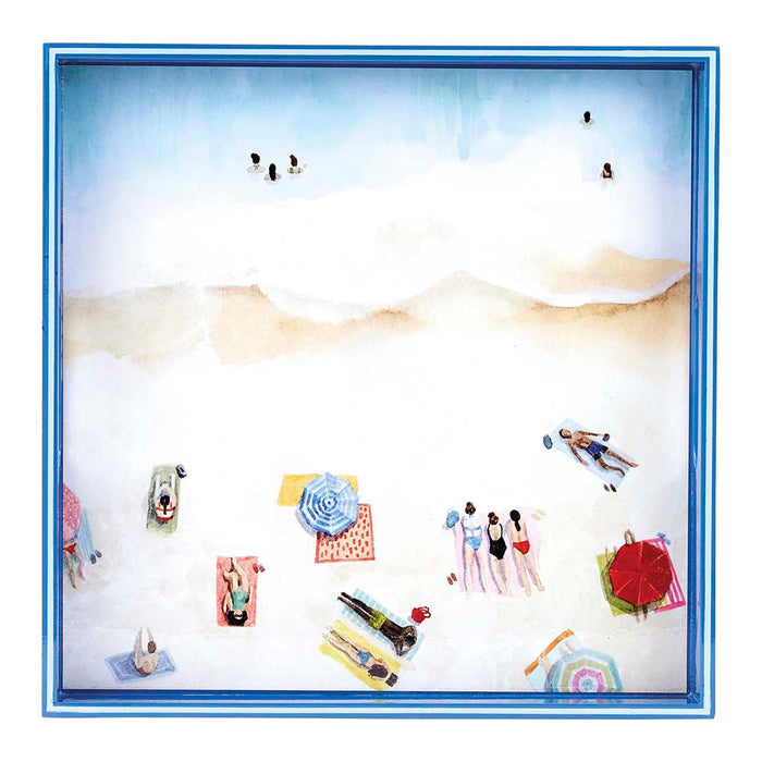 BEACH LIFE 15 Inch Square Tray (Available: 02/05/2025)