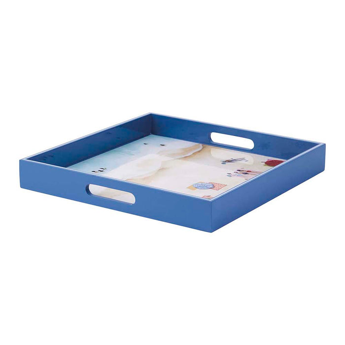 BEACH LIFE 15 Inch Square Tray