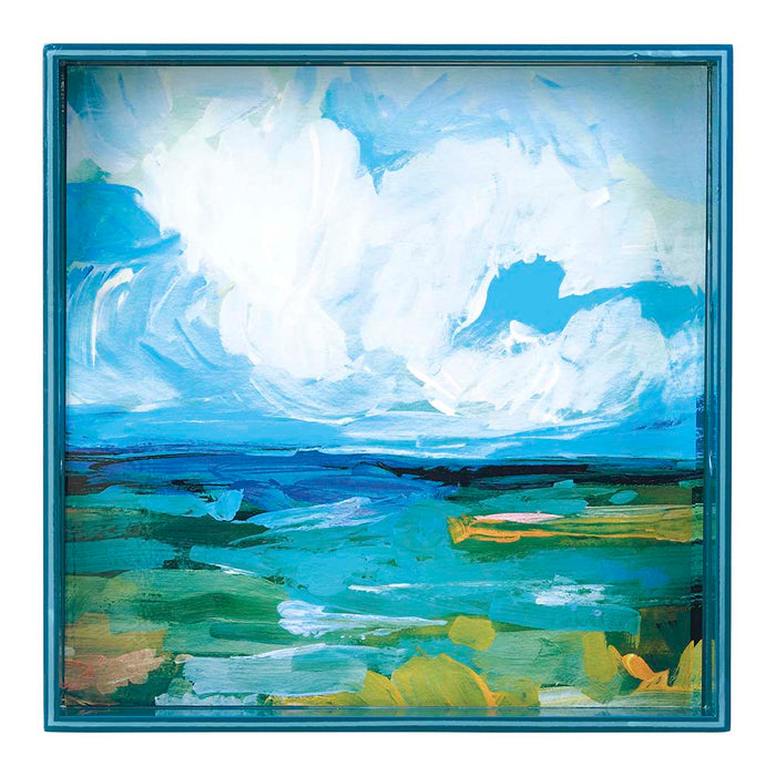 SALTWATER'S EDGE 15 Inch Square Tray