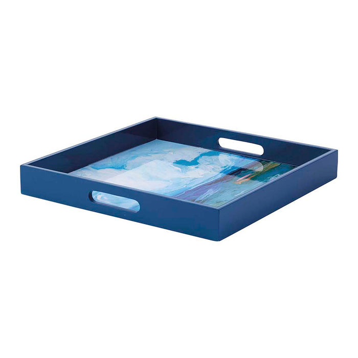 SALTWATER'S EDGE 15 Inch Square Tray