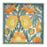 Icelandic Poppies Gold 15 Inch Square Tray