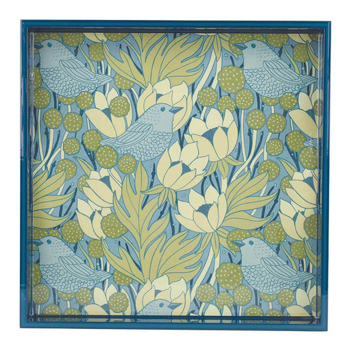 Chickadee 15 Inch Square Tray