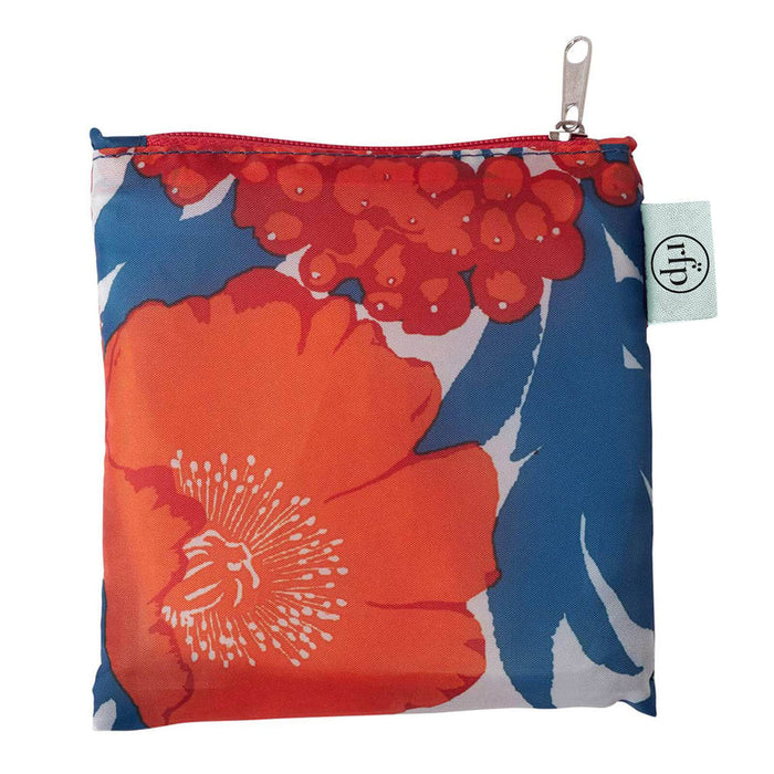 Icelandic Poppies  blu Reusable Shopping Bag