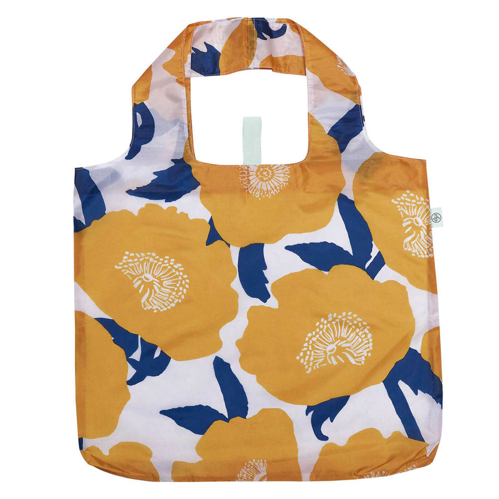Poppies blu Reusable Shopping Bag