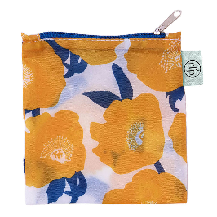 Poppies blu Reusable Shopping Bag