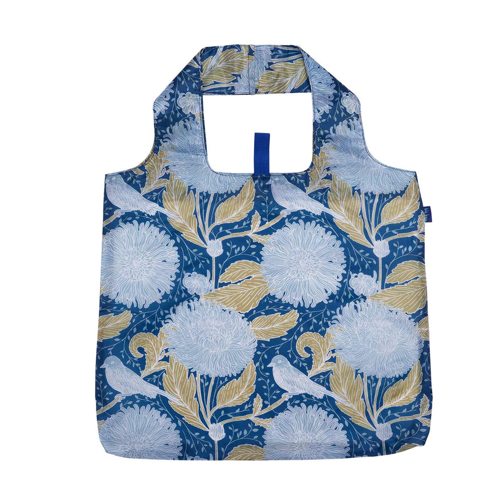 CHRYSANTHEMUM blu Bag Reusable Shopper Tote