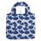 Modern Poppy blu Reusable Shopping Bag
