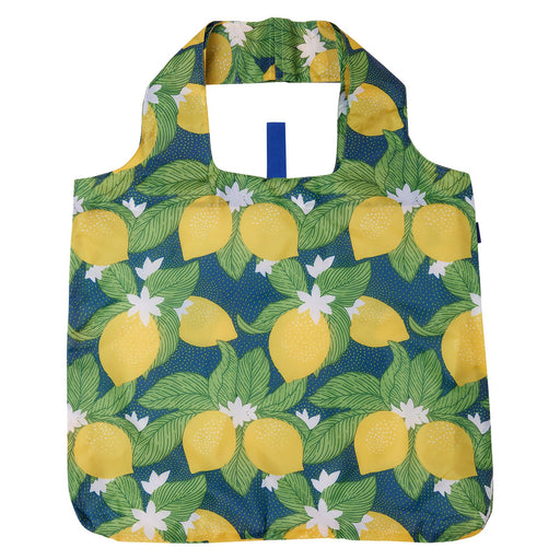 VINTAGE LEMONS blu Bag Reusable Shopper Tote