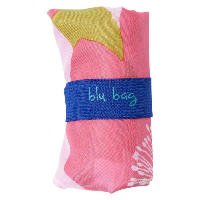 POPPIES PINK blu Bag Reusable Shopper Tote
