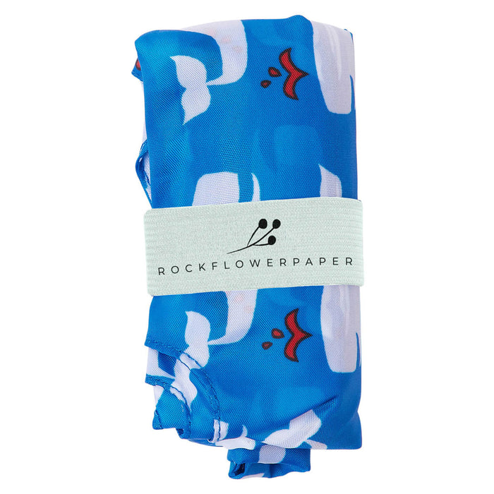 Whales Blue blu Reusable Shopping Bag