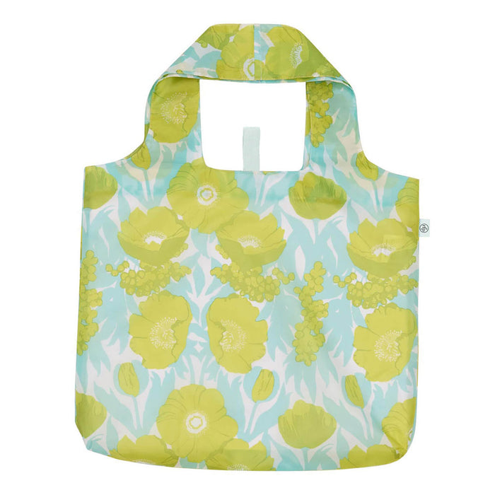 Icelandic Poppies Ocean blu Reusable Shopping Bag