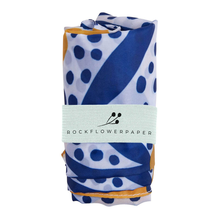 Golden Glow blu Reusable Shopping Bag