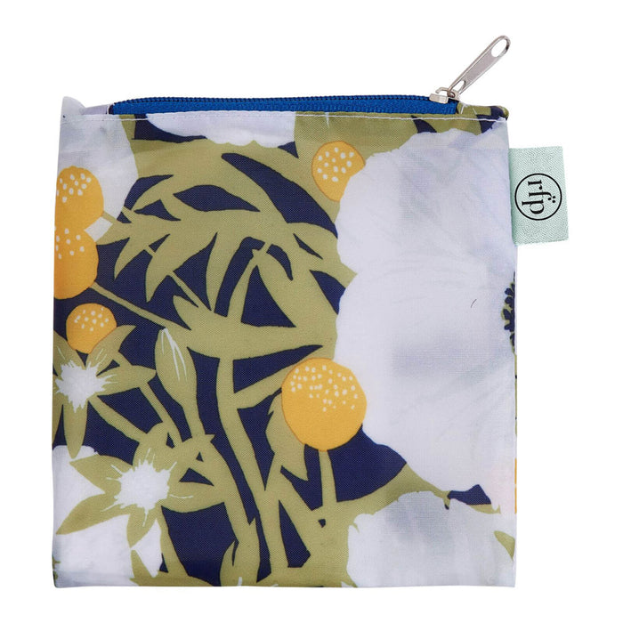 Anemone Poppy blu Reusable Shopping Bag
