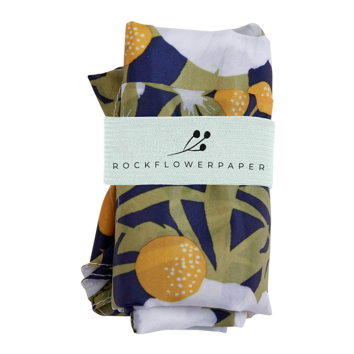 Anemone Poppy blu Reusable Shopping Bag