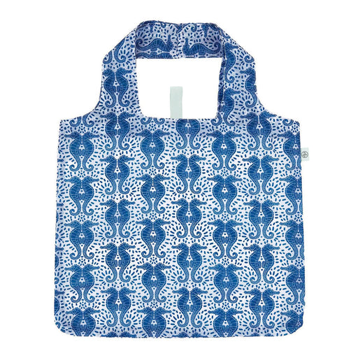 Seahorses blu Reusable Shopping Bag